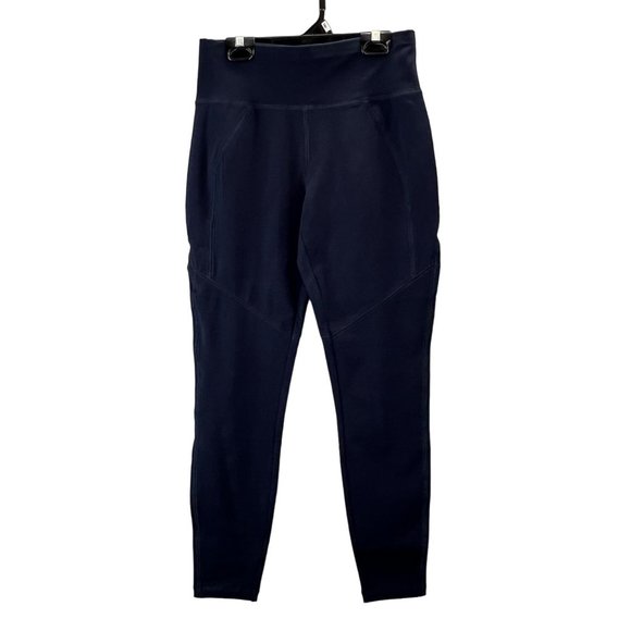 Susan Graver Petite Weekend Premium Stretch Leggings size XXSP Navy Blue NWT - Picture 1 of 5